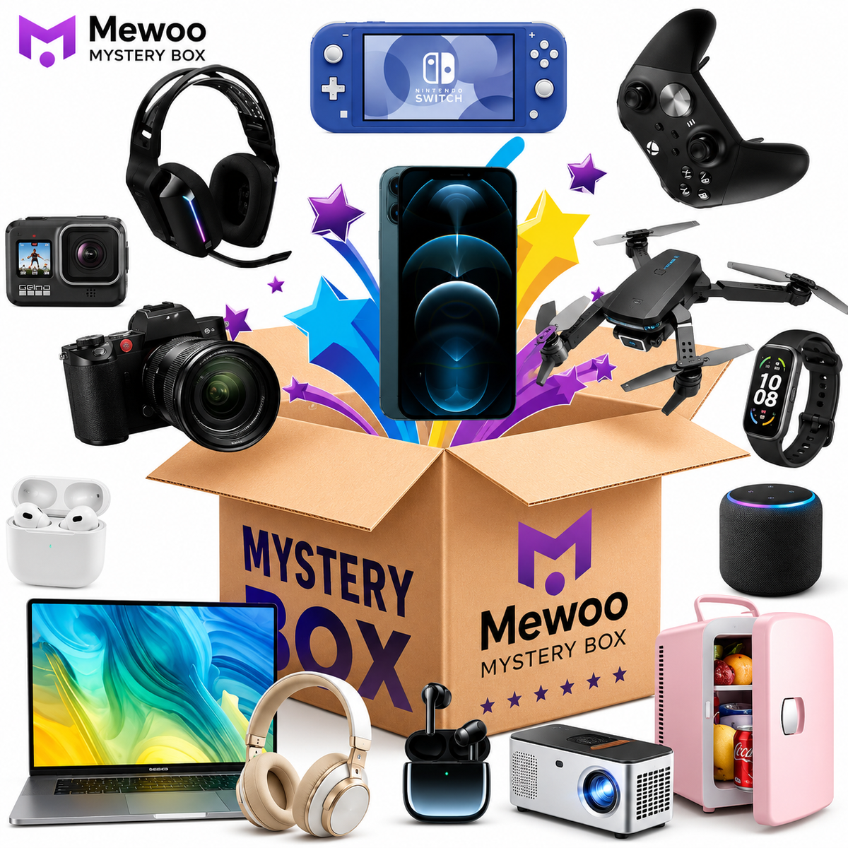 Mewoo VIP High-Value Electronics Mystery Box